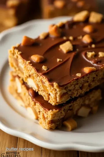 Butterfinger Caramel Crunch Bars presentation