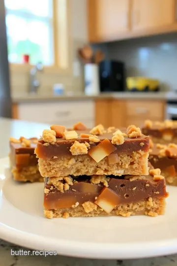 Butterfinger Caramel Crunch Bars steps