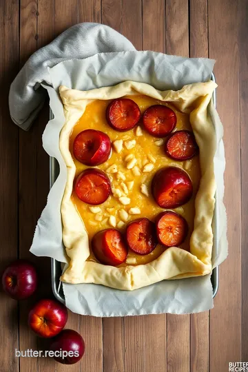 Caramelized Plum Tarte Tatin with Lavender Cream steps