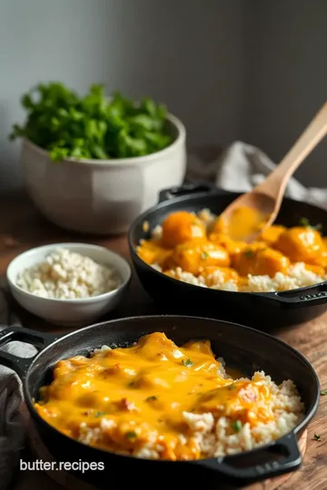 Cheesy Chicken and Rice Skillet Delight steps