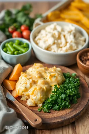 Cheesy Chicken Delight with Ham ingredients