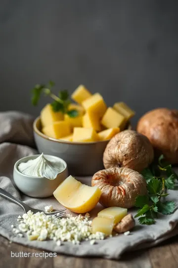 Cheesy Comfort Potato Soup Delight ingredients