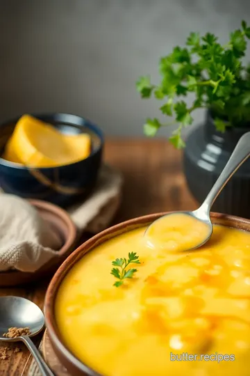 Cheesy Comfort Potato Soup Delight presentation