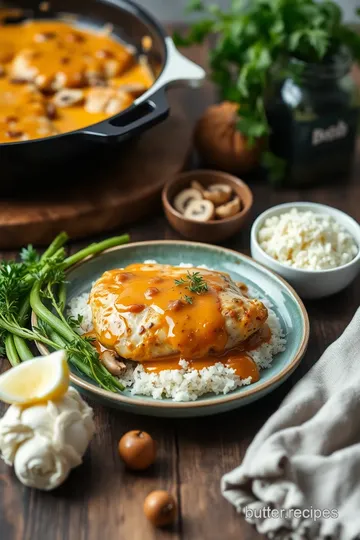 Cheesy Marsala Chicken Bake ingredients