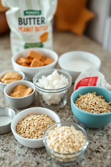 Coconut Peanut Butter Balls ingredients