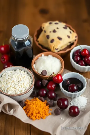 Chocolate Chip & Cherry Scones Delight ingredients