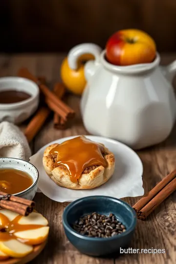 Cinnamon Sugar Apple Pastries with Caramel ingredients