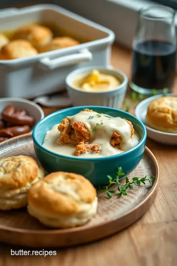 Comforting Chicken and Biscuit Delight presentation