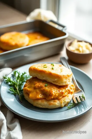 Comforting Chicken Biscuit Delight presentation