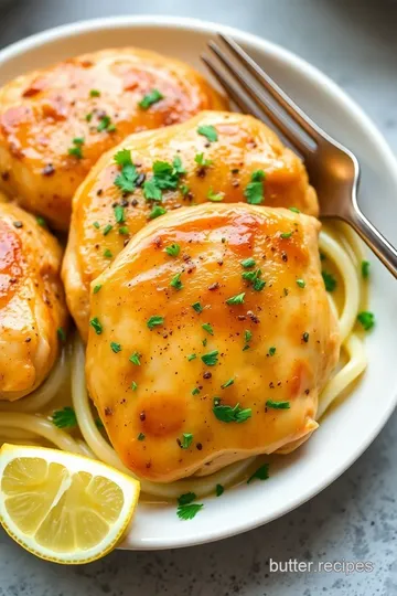 Creamy Butter Herb Chicken presentation