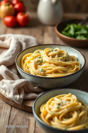 Creamy Chicken Fettuccine with Asparagus steps