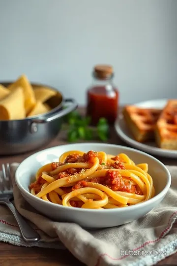 Easy Penne Ragu with Prego Sauce presentation