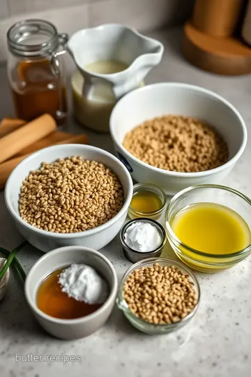 Creamy Homemade Hemp Seed Butter ingredients