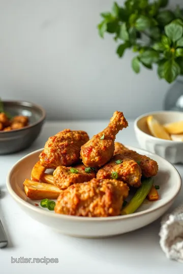 Crispy Chicken and Fish Medley with Sauces steps