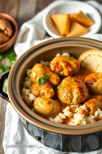 Delicious Crockpot Chicken with Garam Masala presentation