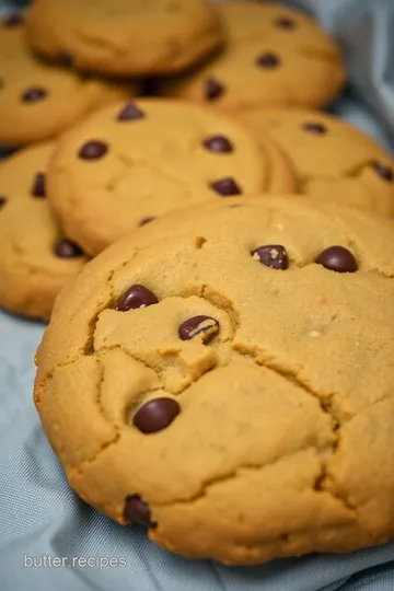 Decadent Peanut Butter Chip Cookies presentation