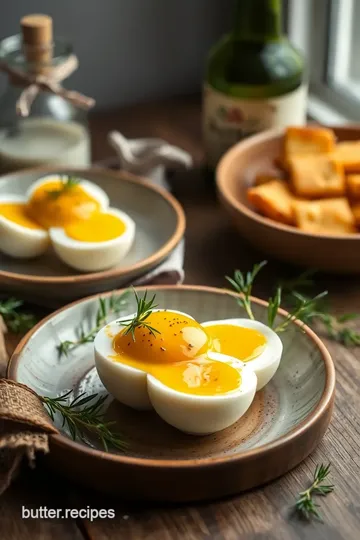 Decadent Boiled Eggs with Truffle Oil & Crispy Soldiers ingredients