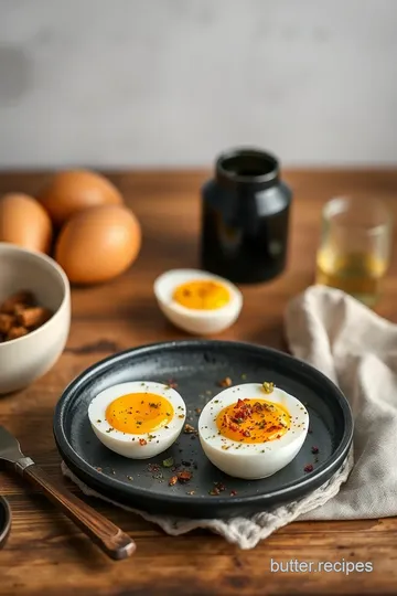 Decadent Boiled Eggs with Truffle Oil & Crispy Soldiers steps