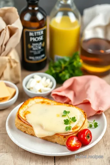 Baked Ham Cheese Croque Monsieur Delight ingredients