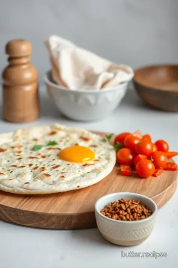 Delicious and Easy Flatbread ingredients