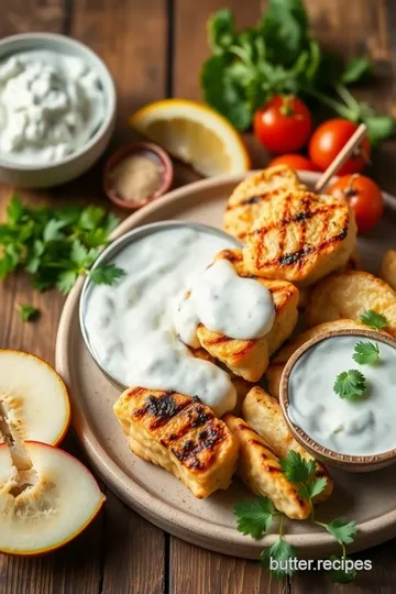 Grilled Chicken Souvlaki with Tzatziki Sauce ingredients