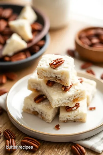 Easy Coconut Pecan Candy Delight presentation