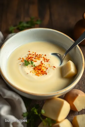 Delicious Creamy Potato Soup ingredients