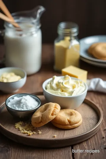 Delicious Crumbly Butter Cookies ingredients