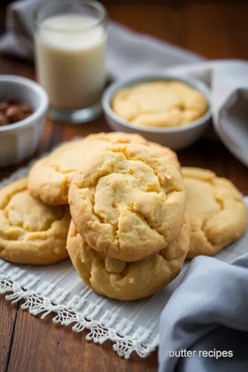 Delicious Crumbly Butter Cookies presentation