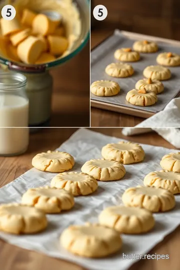 Delicious Crumbly Butter Cookies steps