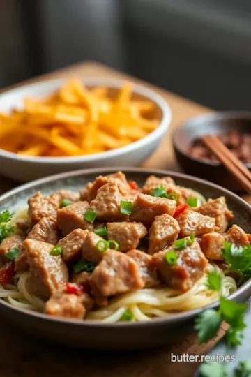 Delicious Leftover Pork Stir-Fry presentation