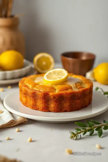 Lemon Butter Russian Cake presentation