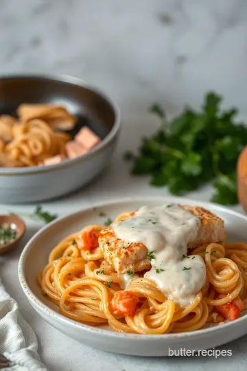 Sautéed Salmon Pasta with Creamy Sauce steps