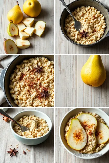 Spiced Baked Pear Oatmeal: A Cozy Breakfast Delight steps