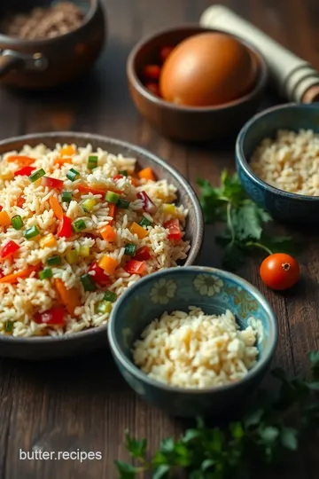 Delicious Vegetable Rice Medley ingredients