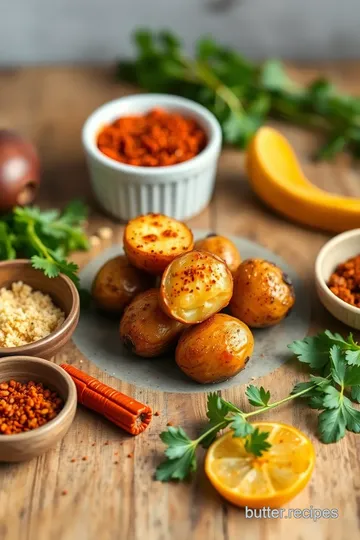 Roasted Baby Potatoes with Spicy Seasoning ingredients