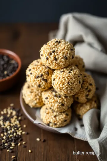 No-Bake Sesame Treats with Black Seeds steps