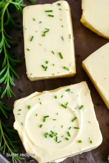 Herb-Infused Butter for Your Ceramic Butter Dish presentation