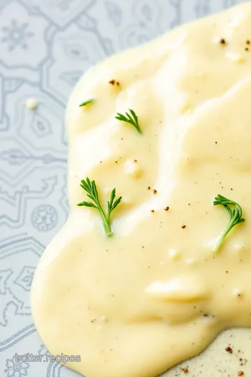 Lemon Butter Sauce presentation