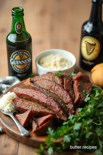 Flavorful Slow-Cooked Guinness Corned Beef Delight ingredients