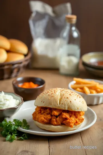 Fried Buffalo Chicken Tender Bagel Sandwiches ingredients