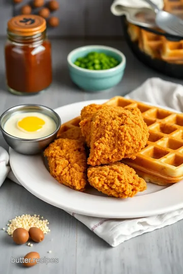 Crispy Chicken Tenders with Coconut Flour Waffles ingredients