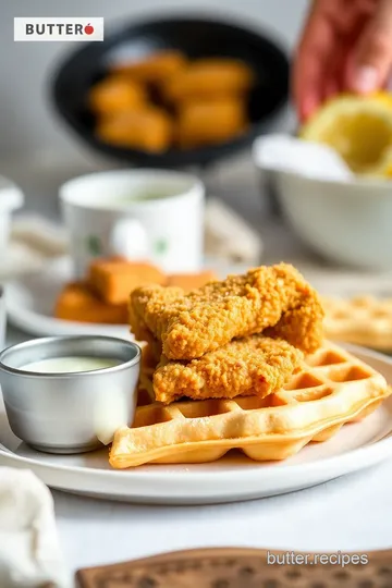 Crispy Chicken Tenders with Coconut Flour Waffles steps