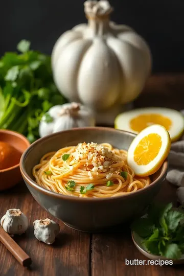 Garlic Butter Ramen Delight ingredients