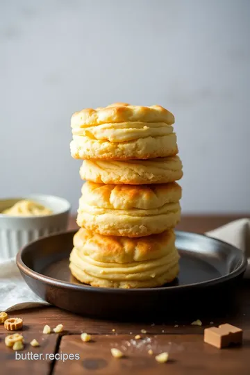 Golden Butter Biscuits Delight presentation