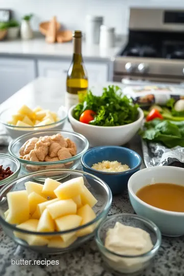 Bread and Butter Chardonnay Cream Sauce with Grilled Chicken ingredients