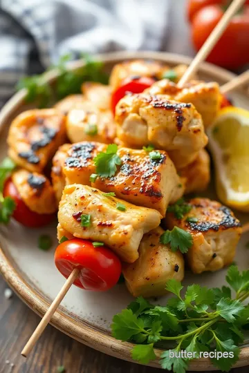 Chicken Butt Joke Skewers presentation