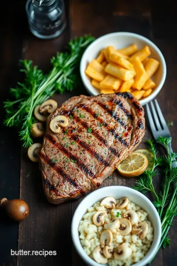 Grilled Flank Steak with Creamy Pumpkin Risotto ingredients