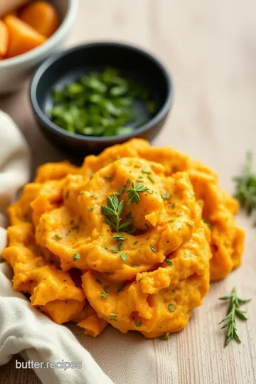 Mash Sweet Potatoes with Herbed Goodness steps