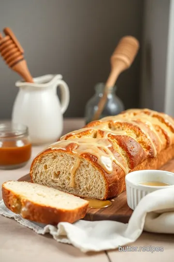 Honey-Infused Artisan Bread Delight presentation